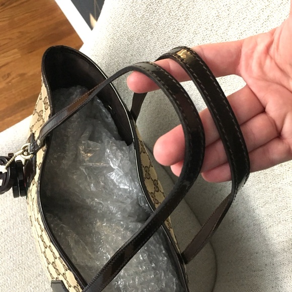 Authentic Gucci Sherry Line tote bag brown monogram canvas - Picture 12 of 16